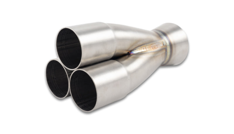 Vibrant 10334 1.75in Inlet I.D 2.00in Merge O.D. 2.50in Outlet O.D. 3-1 Merge Collector