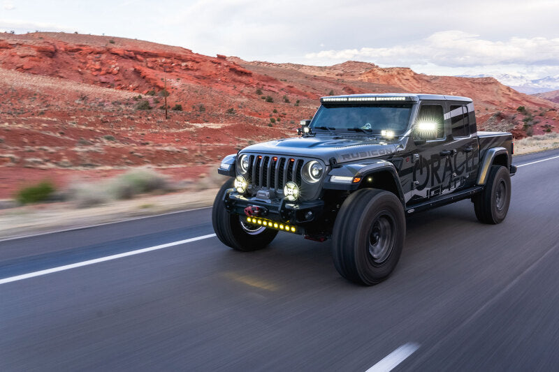 ORACLE Lighting 5917-023 Oracle Jeep Wrangler JL/Gladiator JT Integrated Windshield LED Light Bar System