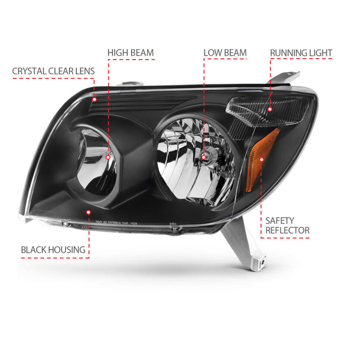 ANZO 111394 ANZ Crystal Headlights