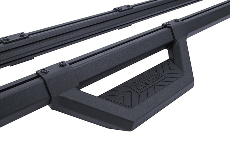 Dee Zee DZ66311CTB Deezee 99-23 Chevrolet/GMC/Dodge/Ford Full Size Truck Hex Cast -Super Cab Side Steps (Txt Blk)