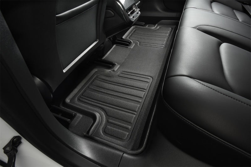 3D MAXpider E1TL00501809 3D Maxpider 17-21 Tesla Model X Folding 7-Seat Elitect 1st 2nd 3rd Row - Floor Mat Set (Black)