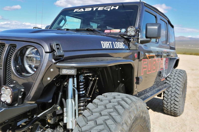 Fabtech FTS24212 18-21 Jeep JL 4WD Front Steel Tube Fenders