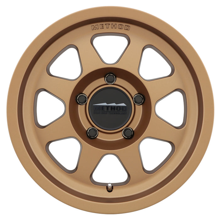 Method Wheels MR70178550900 Method MR701 17x8.5 0mm Offset 5x5 71.5mm CB Method Bronze Wheel
