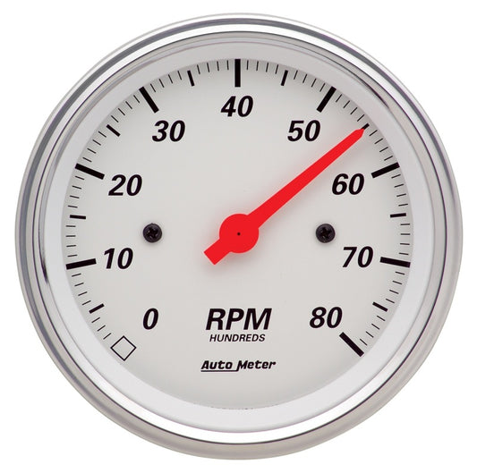 Autometer ATM1390 3-3/8in A/W Street Rod Tach