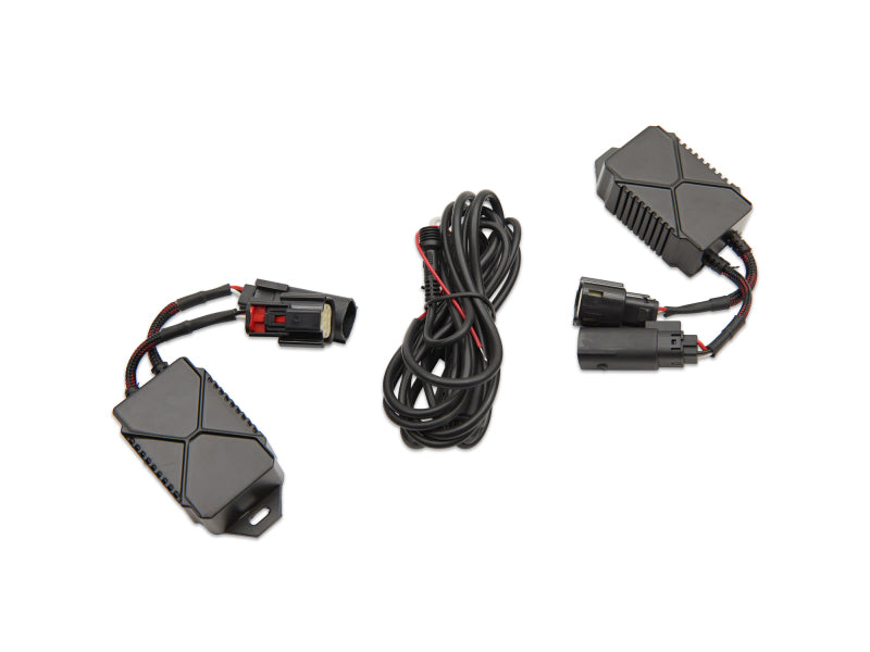 Raxiom J137646 18-22 Jeep Wrangler JL/ JT 9-Inch LED Headlights w/ DRL and Halo- Black Housing (Clear Lens)