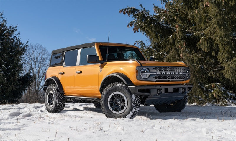 N-Fab TSF214B-TX Trail Slider Steps 2021 Ford Bronco 4 Door - Textured Black