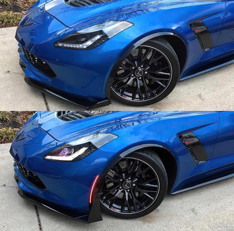 ORACLE Lighting 2392-020 Oracle Chevrolet Corvette C7 Concept Sidemarker Set - Tinted - No Paint