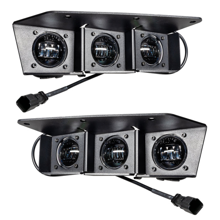 ORACLE Lighting 5890-001 21-22 Ford Bronco Triple LED Fog Light Kit for Steel Bumper - White