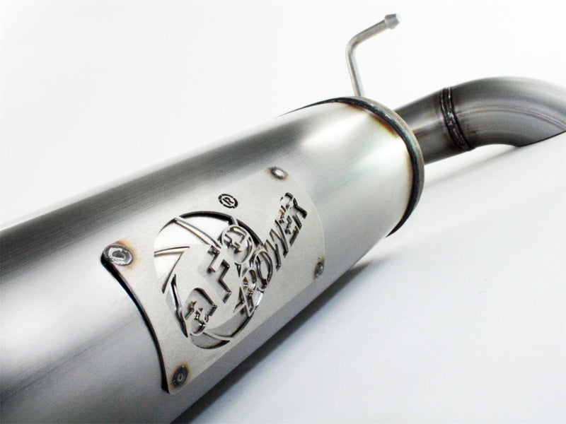 aFe 49-46219 MACHForce XP 07-17 Jeep Wrangler V6-3.6/3.8L 409 SS 2.5in Axle-Back Exhaust