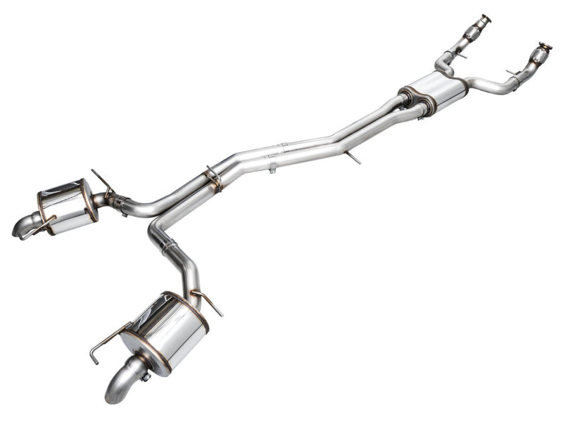 AWE Tuning 3015-31003 AWE Audi 2019-2023 C8 A6/A7 3.0T Touring Edition Cat-back Exhaust- Turn Downs