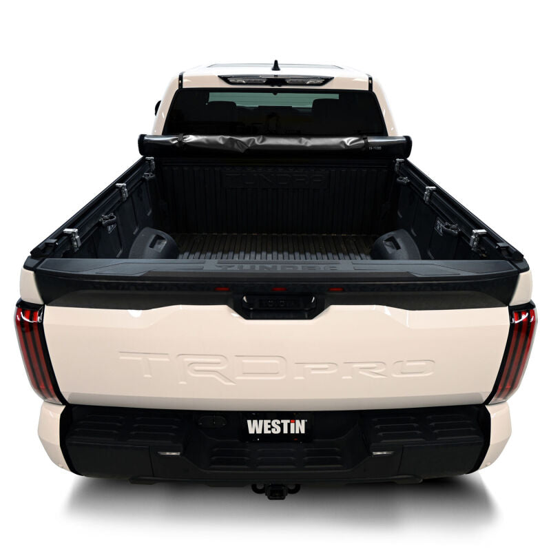Westin 19-10285 22-24 Toyota Tundra 5.5ft. Bed Soft Roll Tonneau Cover - Black
