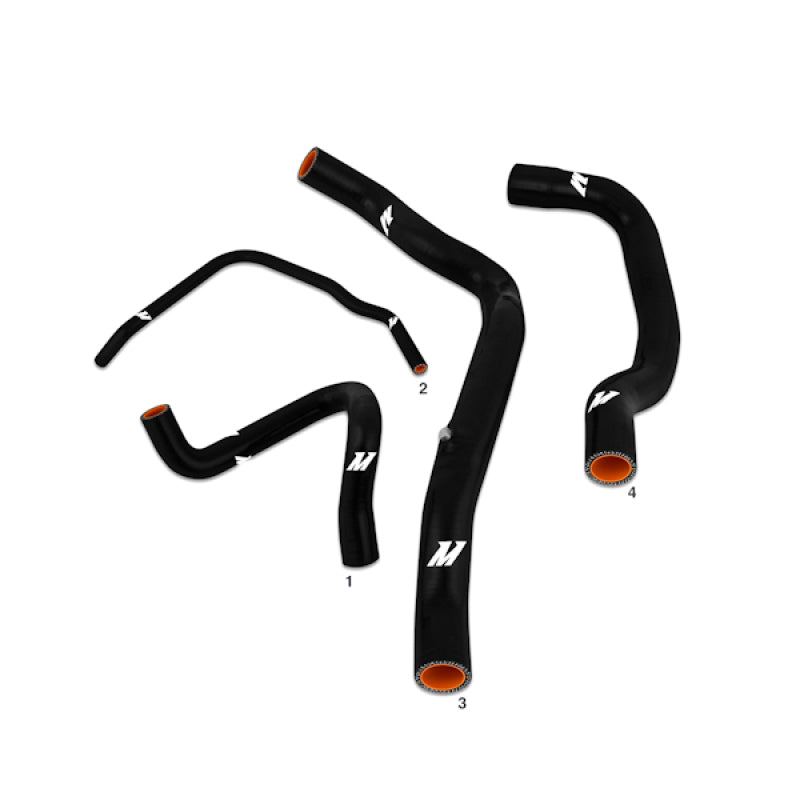 Mishimoto MMHOSE-TINY-01BK 02-06 Mini Cooper S (Supercharged) Black Silicone Hose Kit
