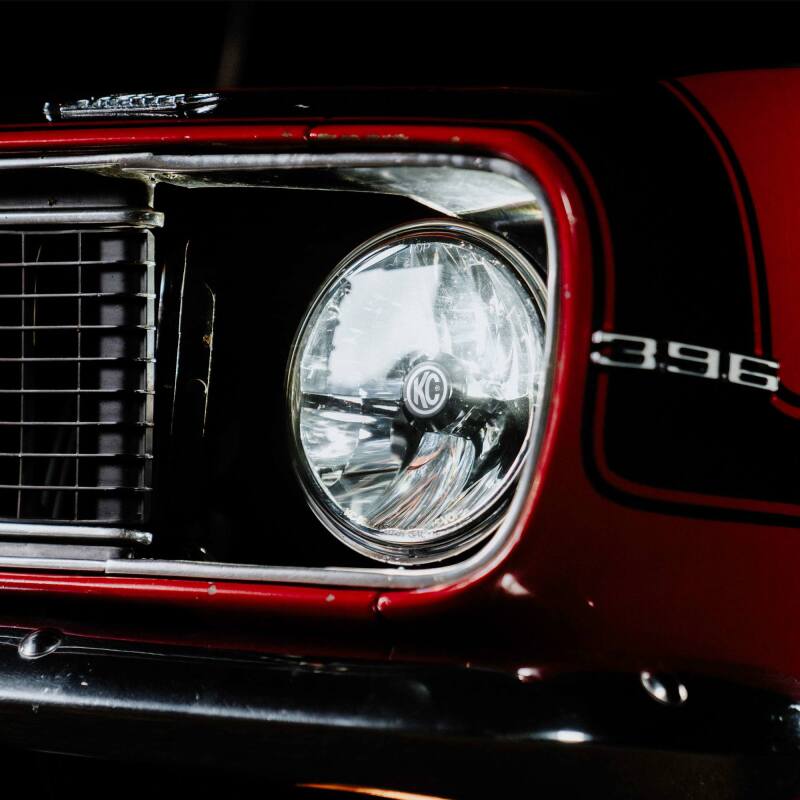 KC HiLiTES 42361 97-06 Jeep TJ/Univ. 7in. Gravity LED H4 DOT Approved Replac. Headlight (Pair Pack System)