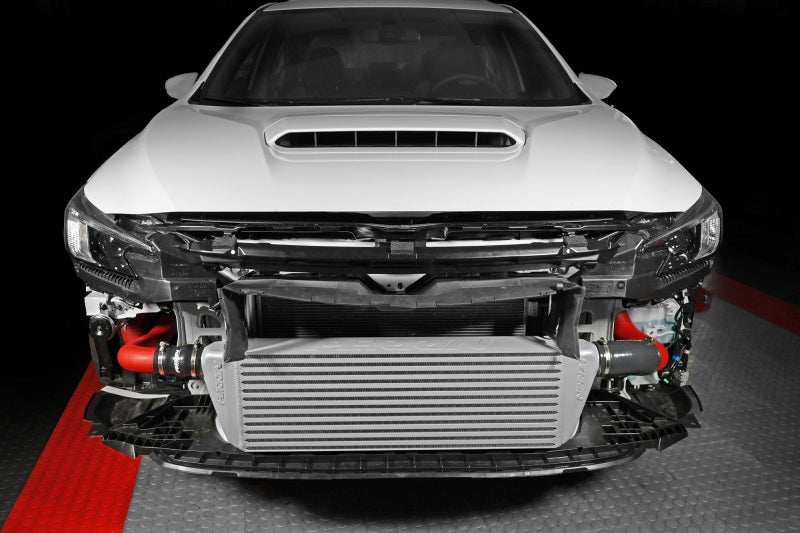 Perrin Performance PSP-ITR-441SL/RD PERRIN 22-25 Subaru WRX Front Mount Intercooler Kit (Red Tubes & Silver Core)