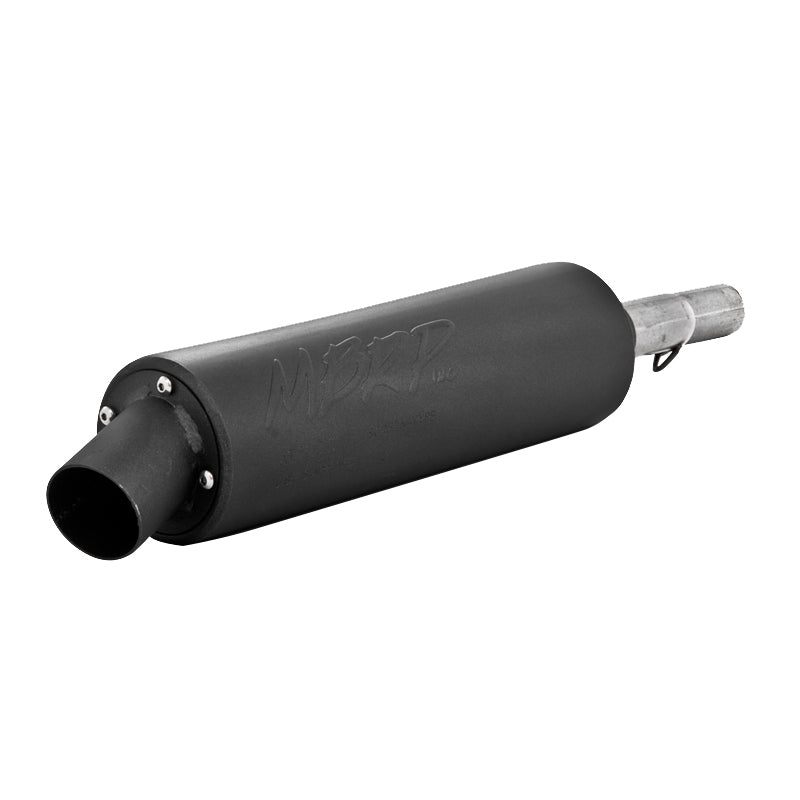 MBRP AT-7401 1985-90 Yamaha YFM 200/225 Moto-4 Direct Replacement Slip-On Exhaust w/Utility Muffler