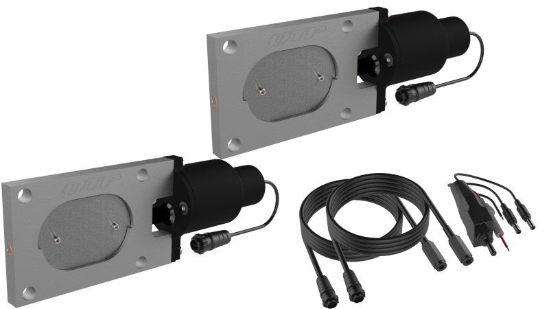 QTP QTEC66 Bolt-On QTEC Dual Low Profile Oval Electric Cutout Valves - Pair