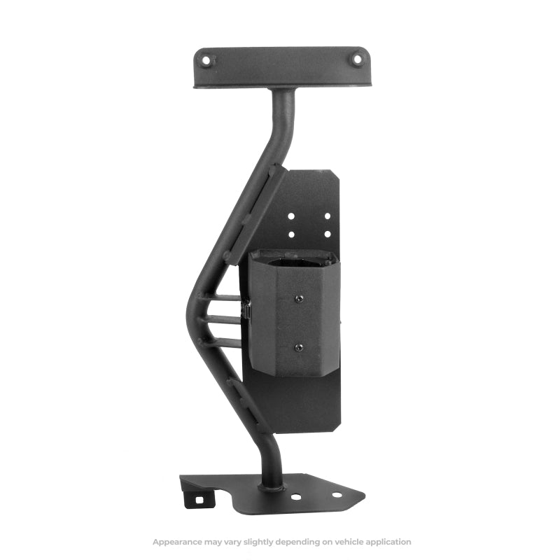 Go Rhino 701007T 07-18 Jeep Wrangler JK/JKU Front Fender Jack Mount for Xventure Gear EG Jack - Tex. Blk