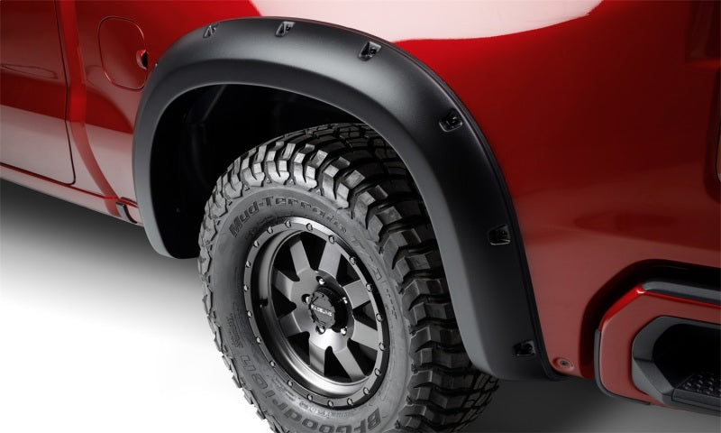 Bushwacker 48140-08 19-21 Chevrolet Silverado 1500 Forge Style Flares 4pc - Black