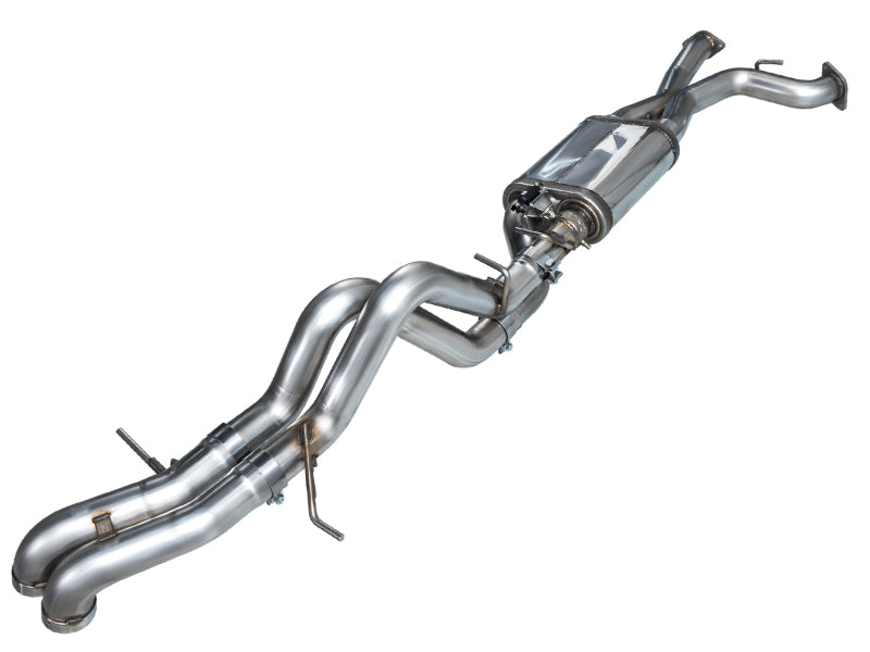 AWE Tuning 3025-31327 22-24 Ford Bronco Raptor 4WD Dual BashGuards Cat-Back SwitchPath Exhaust (No Tips)