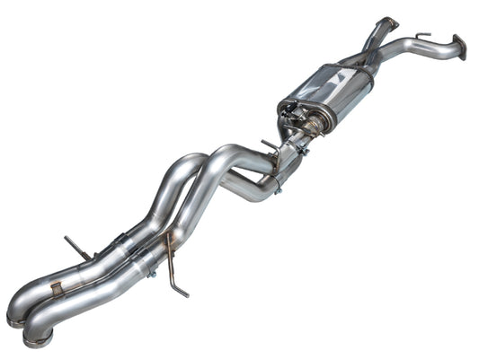 AWE Tuning 3025-31327 22-24 Ford Bronco Raptor 4WD Dual BashGuards Cat-Back SwitchPath Exhaust (No Tips)