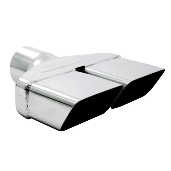 MBRP T5118 Universal Tip 8inx 2.375in ID Rectangle 2.5in O.D. inlet 8.25in length T304