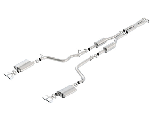 Borla 140708 09-14 Dodge Challenger R/T 5.7L RWD 2Dr. 2.5in. ATAK CB Exhaust - Dual Split Rear Exit