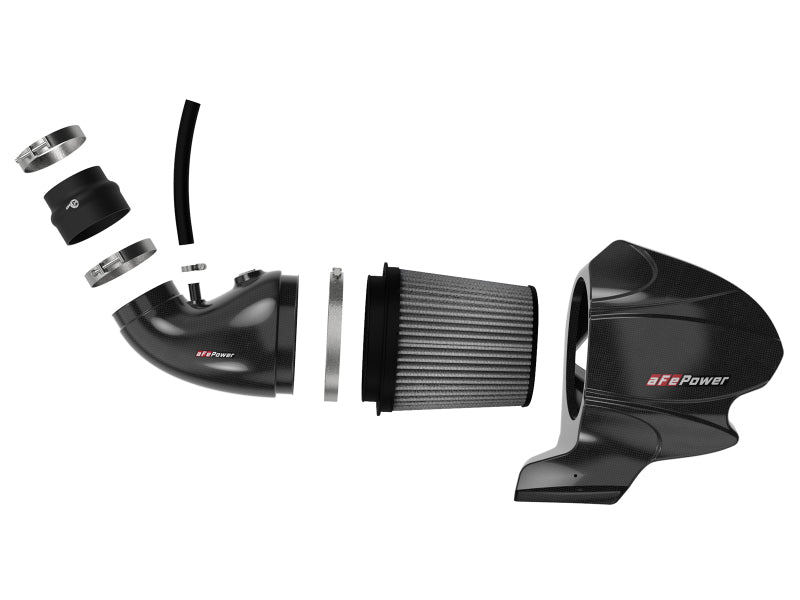 aFe 58-10001D Momentum Carbon Fiber CAIS w/ Pro Dry S Filter 12-19 Jeep Grand Cherokee SRT8 (WK2) V8-6.4L