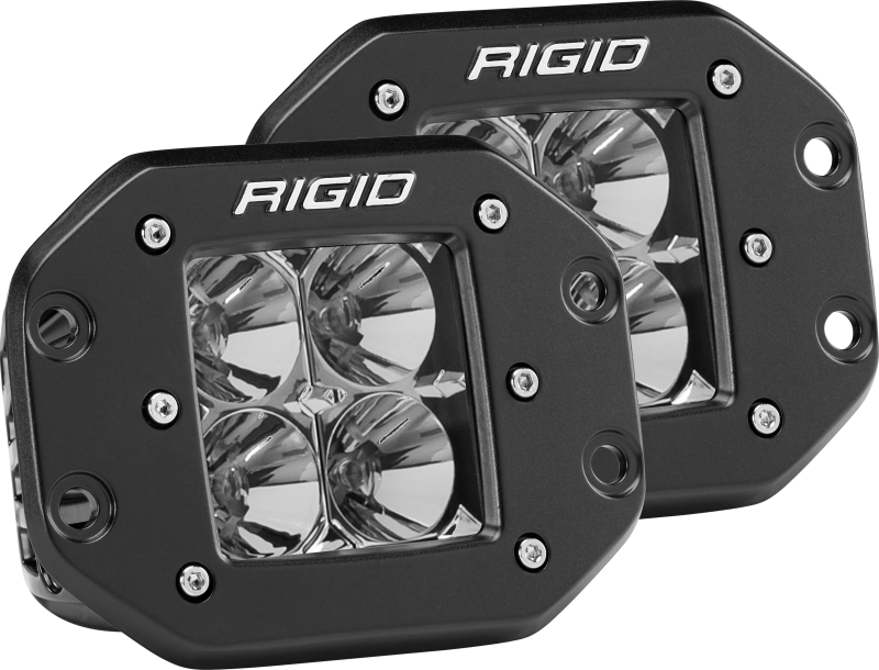 Rigid Industries 212113 Dually - Flush Mount - Flood - Set of 2