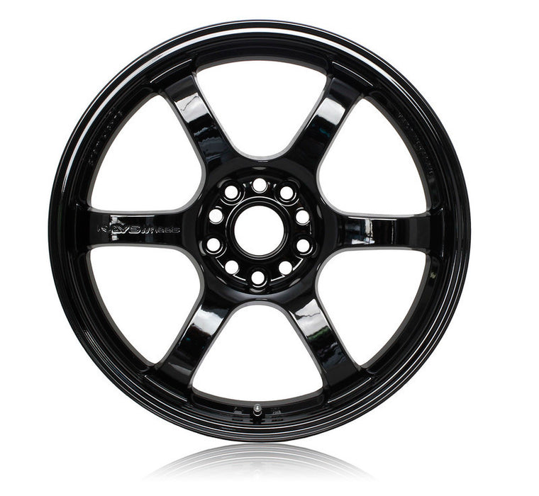 Gram Lights WGIQ38DGX 57DR 17x9.0 +38 5-100 Glossy Black Wheel