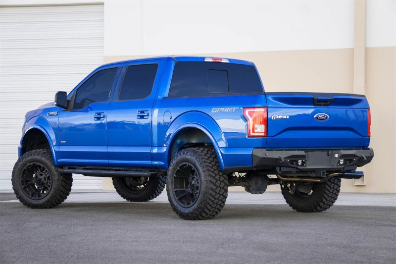 Addictive Desert Designs R181231280103 15-18 Ford F-150 Stealth Fighter Rear Bumper w/ Backup Sensor Cutout