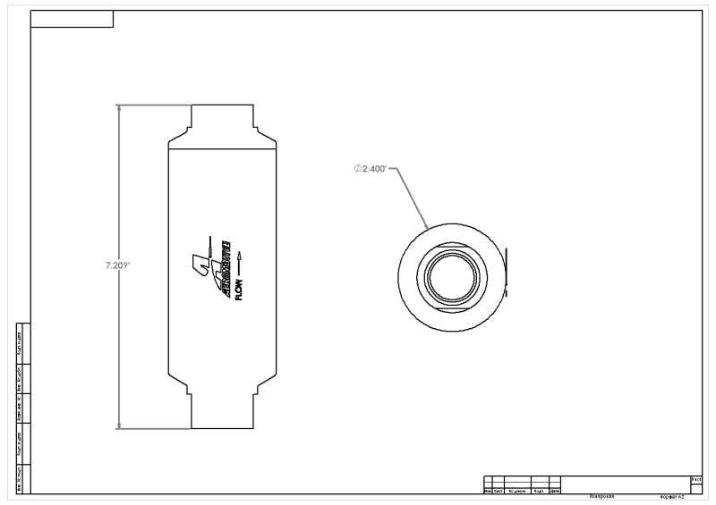 Aeromotive 12309 Marine AN-12 Fuel Filter - 100 Micron - SS Element