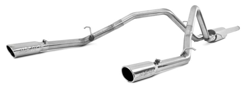 MBRP S5084409 14 Chevy/GMC 1500 Silverado/Sierra 4.3L V6/5.3L V8 Dual Split Rear T409 3in Cat Back Exhaust