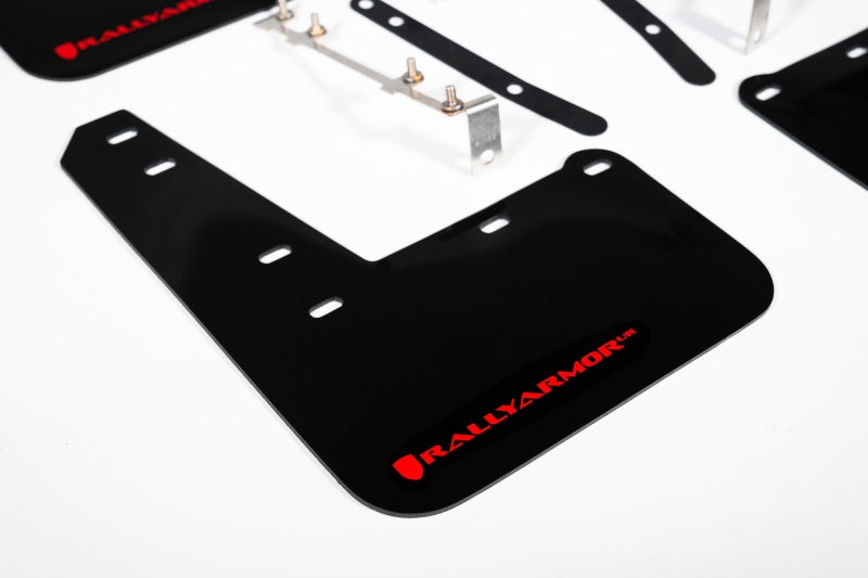 Rally Armor MF89-UR-BLK-RD 23-26 Toyota GR Corolla Black UR Mud Flap w/Red Logo