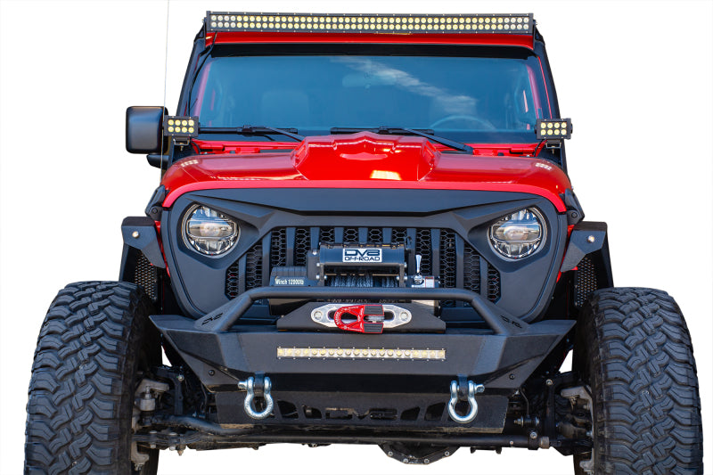 DV8 Offroad GRJL-01 2018+ Jeep JL/ Gladiator Angry Grill
