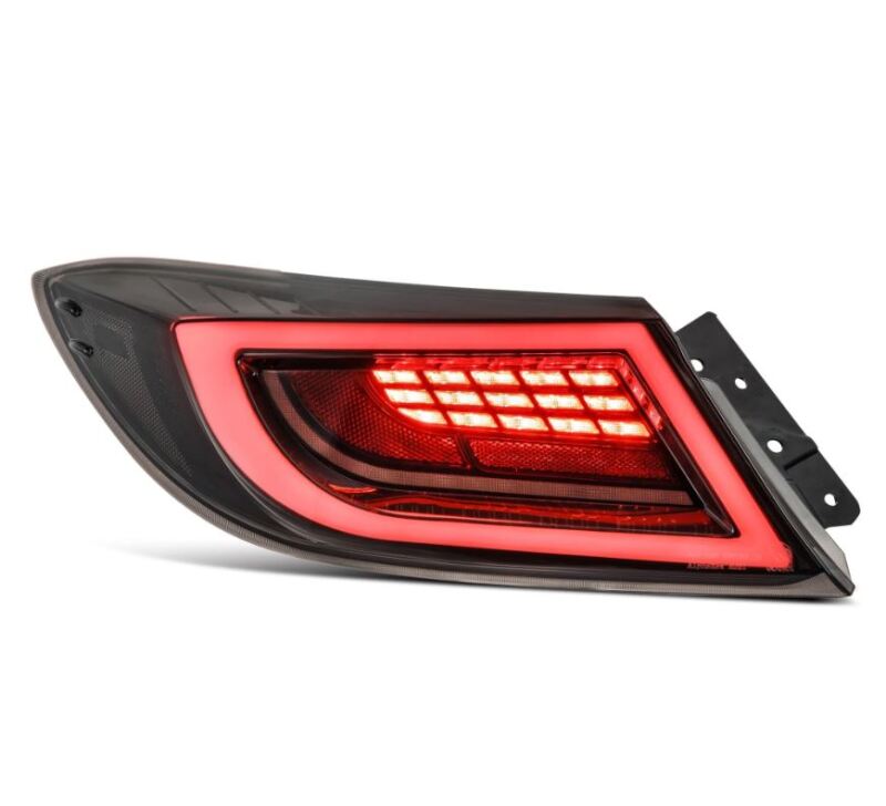 AlphaRex 675020 22-24 Toyota GR86 LUXX LED Taillights Black Smoke