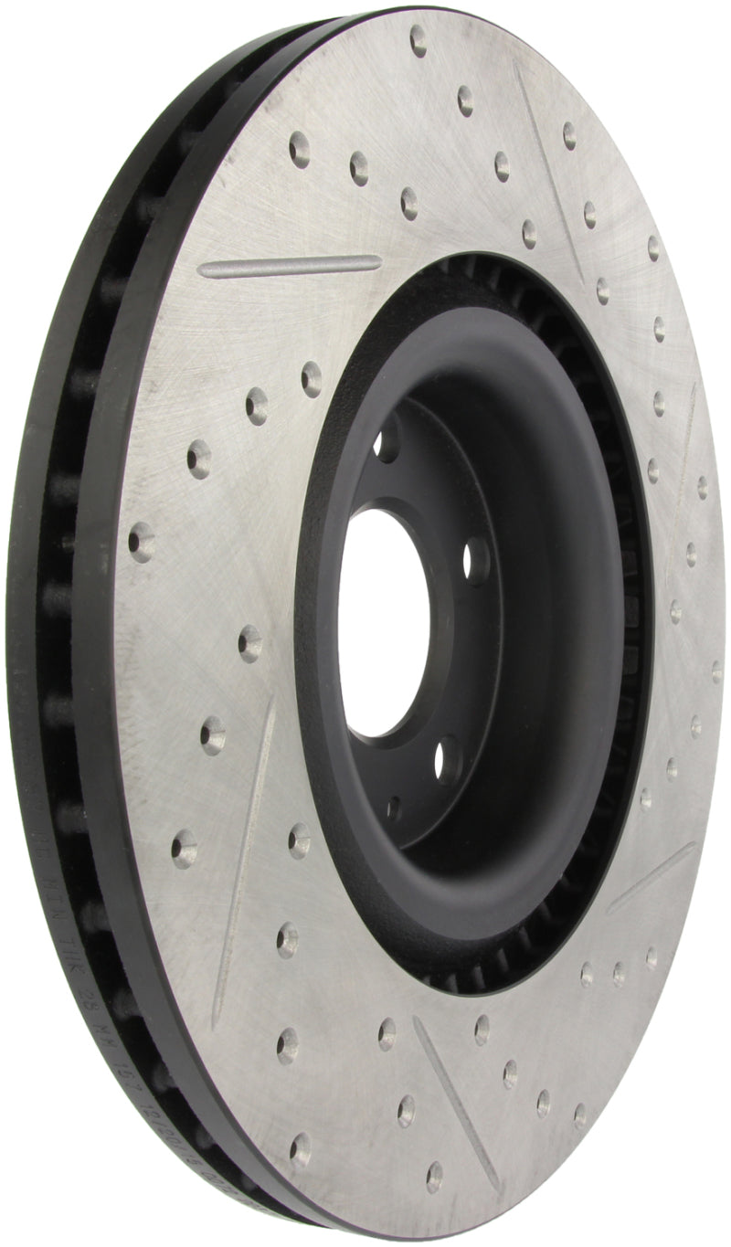Stoptech 127.33087R StopTech Slotted & Drilled Sport Brake Rotor