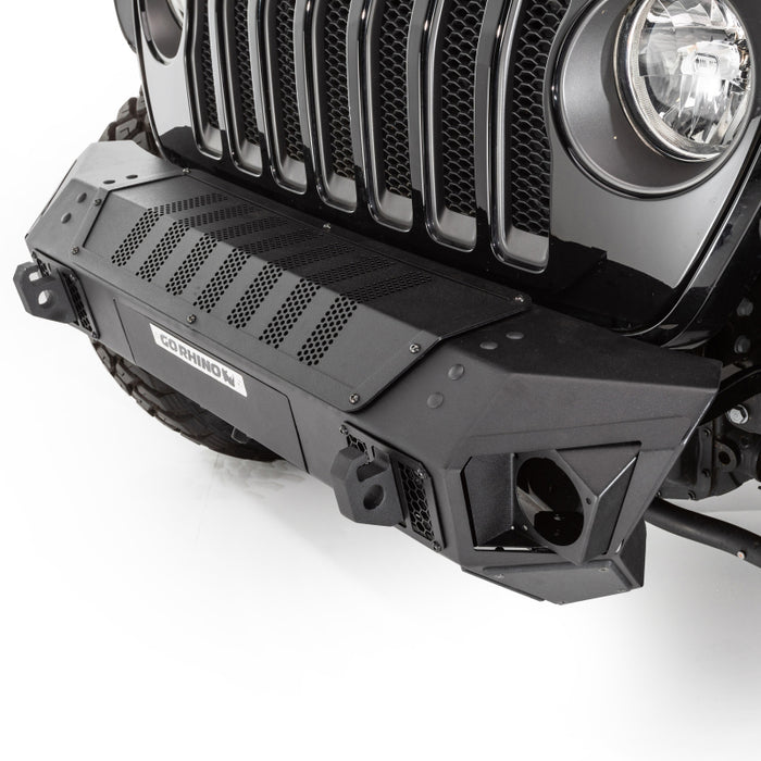 Go Rhino 230111T 07-20 Jeep Wrangler JL/JLU/JK/JKU/Gladiator JT Trailline Front Stubby Bumper