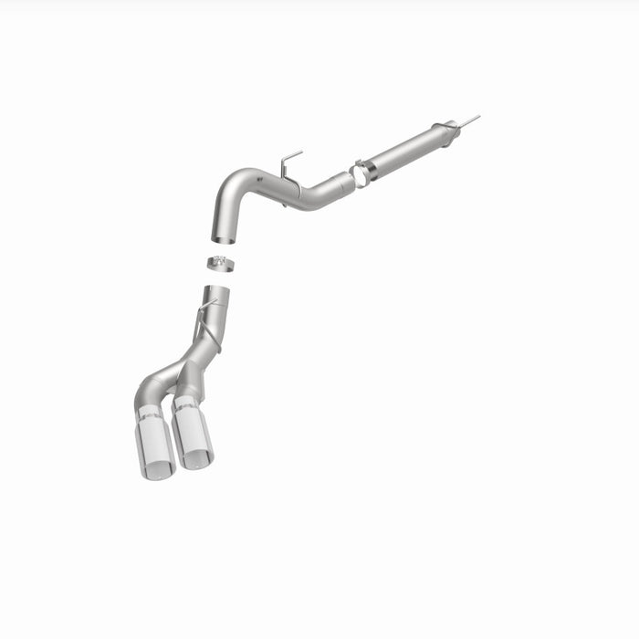 Magnaflow 19422 MagnaFlow CatBack 2018 Ford F-150 V6-3.0L Dual Exit Polished Stainless Exhaust - MF Series