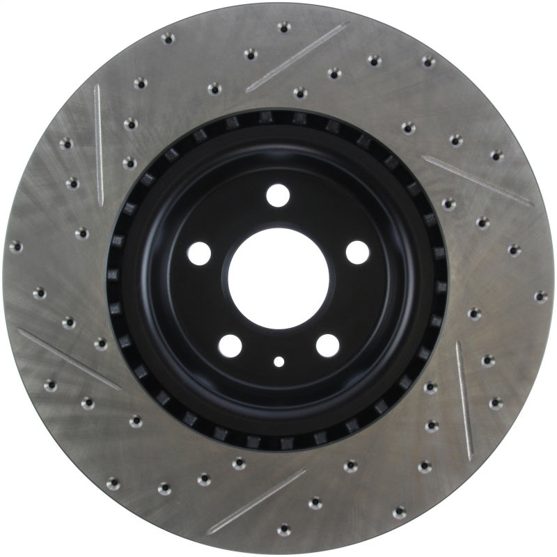 Stoptech 127.33138L StopTech Slotted & Drilled Sport Brake Rotor