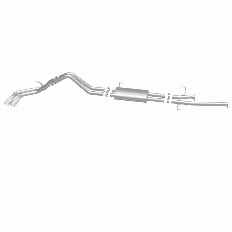 Magnaflow 15306 MagnaFlow 14 Toyota Tundra V8 4.6L/5.7L Stainless C/b Exhaust Dual same side pass. rear tire