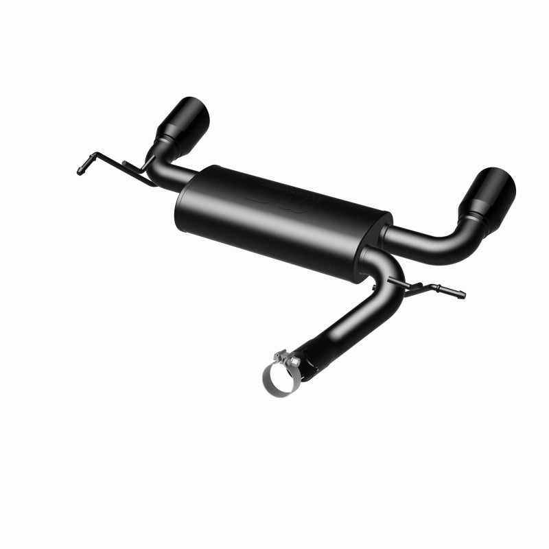 Magnaflow 15160 MagnaFlow 07-17 Jeep Wrangler JK 3.8/3.6L Dual Split Rear Exit Black Axle-Back Exhaust
