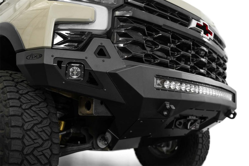 Addictive Desert Designs F120083030103 2022+ Chevy Silverado 1500 ZR2 Stealth Fighter Front Bumper