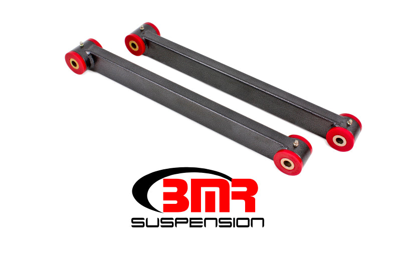 BMR Suspension TCA032H BMR 05-14 S197 Mustang Non-Adj. Boxed Lower Control Arms (Polyurethane) - Black Hammertone