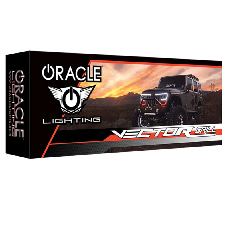ORACLE Lighting 5837-PRO Oracle VECTOR Series Full LED Grille - Jeep Wrangler JL/JT - NA