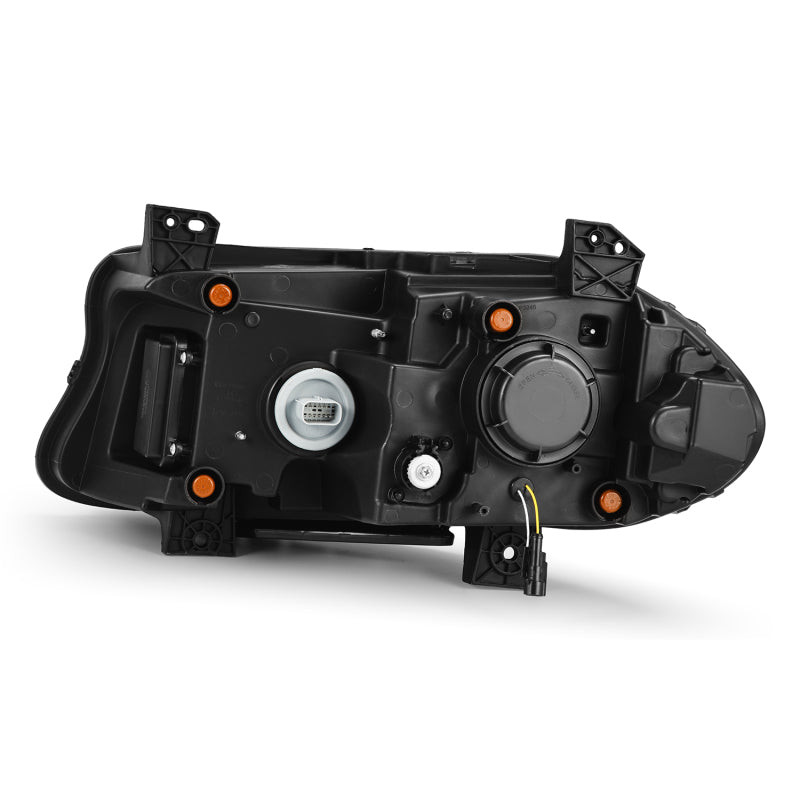 AlphaRex 880500 15-23 Dodge Charger NOVA LED Proj Headlights Alpha-Blk w/Actv Light & Seq.Sig / SB DRL