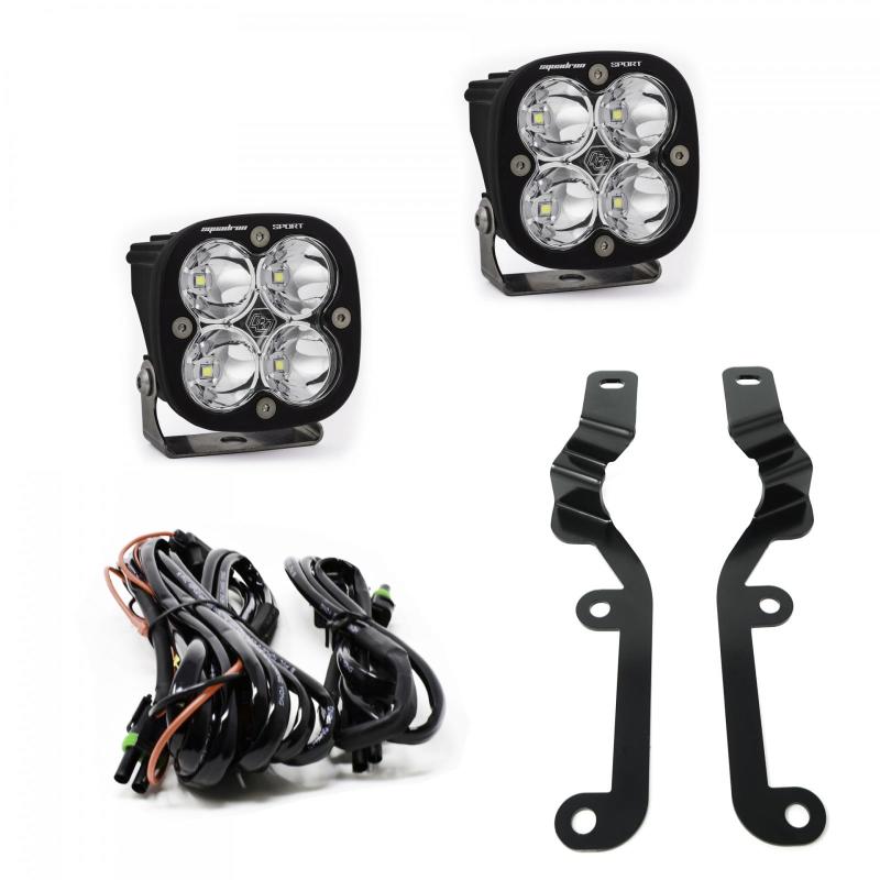 Baja Designs 447524 2019 Silverado 1500 Squadron Sport A-Pillar Kit