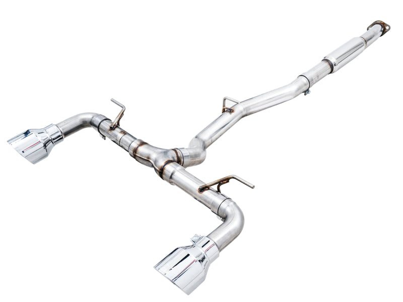 AWE Tuning 3020-32279 AWE Subaru BRZ/ Toyota GR86/ Toyota 86 Track Edition Cat-Back Exhaust- Chrome Silver Tips