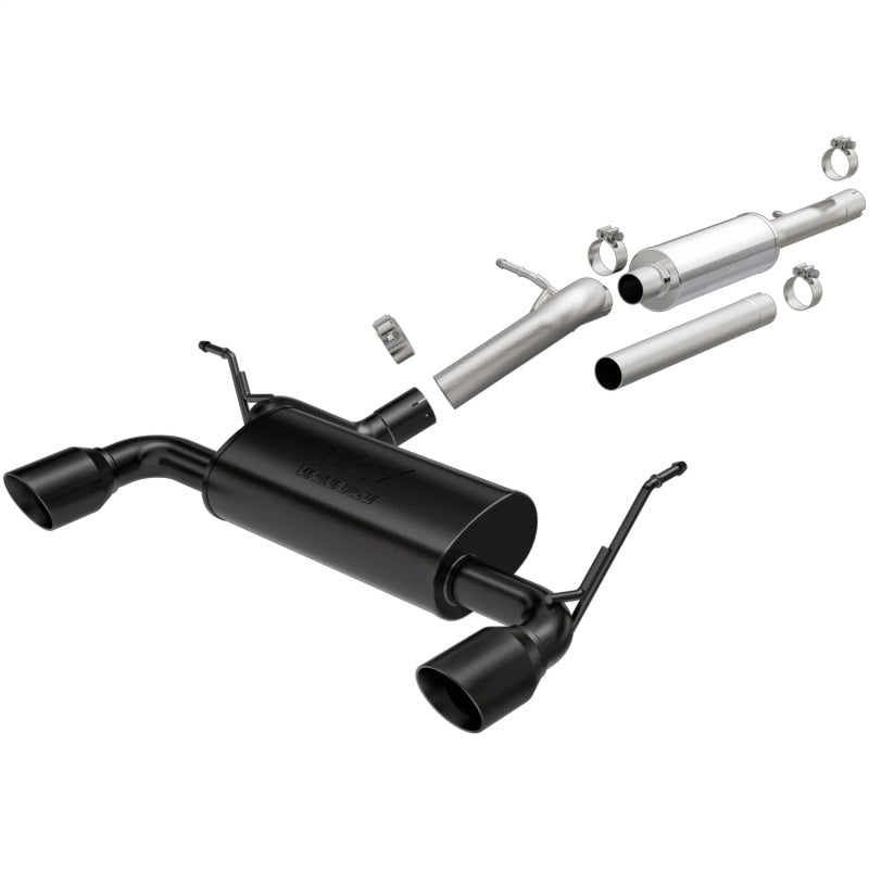 Magnaflow 19417 MagnaFlow 2018+ Jeep Wrangler 3.6L 409 SS Dual Split Rear Exit Black Tips Cat-Back Exhaust