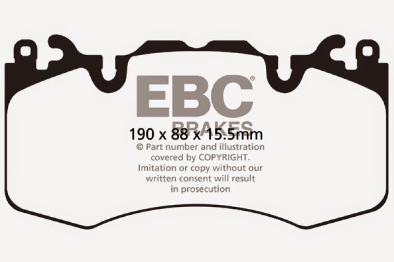 EBC DP42064R 13+ Land Rover Range Rover 3.0 Supercharged Yellowstuff Front Brake Pads