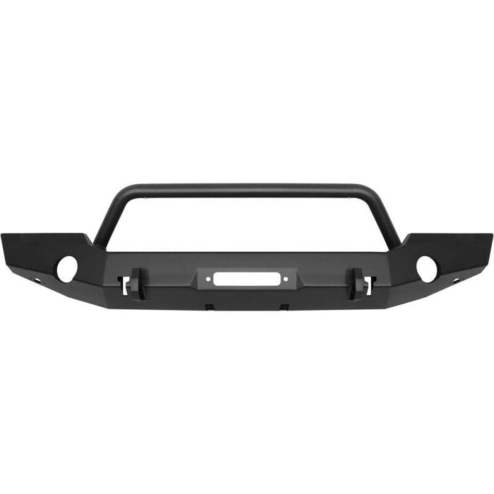Westin 59-80115 18-19 Jeep Wrangler JL WJ2 Full Width Front Bumper w/Bull Bar Textured Black